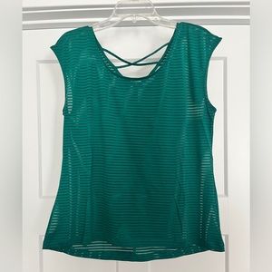 Green tank top
